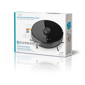 Nedis Robotstofzuiger | Nedis SmartLife (Wifi, Sensoren, Tot 120 min, Vegen, Dweilen) WIFIVCL001CBK K150101174 - 10