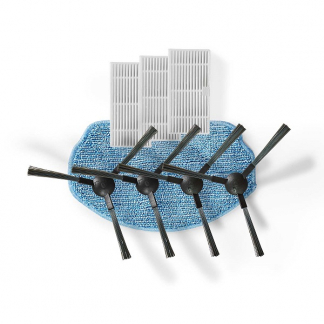 Nedis Robotstofzuiger onderdelen | Nedis (HEPA filters, Zijborstels, Dweil) WIFIVCB01 K170108161 - 1