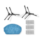Nedis Robotstofzuiger onderdelen | Nedis (HEPA filters, Zijborstels, Dweil) WIFIVCB01 K170108161 - 2