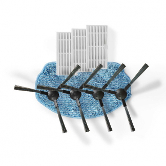 Nedis Robotstofzuiger onderdelen | Nedis (HEPA filters, Zijborstels, Dweil) WIFIVCB01 K170108161 - 