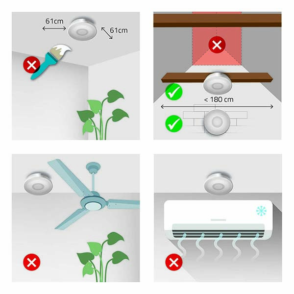 Nedis Rookmelder | Nedis | 4 stuks (10 jaar sensor)  V170501335 - 3