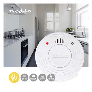 Nedis Rookmelder | Nedis (10 jaar sensor, 10 jaar batterij, led) DTCTSL30WT K170501337 - 3