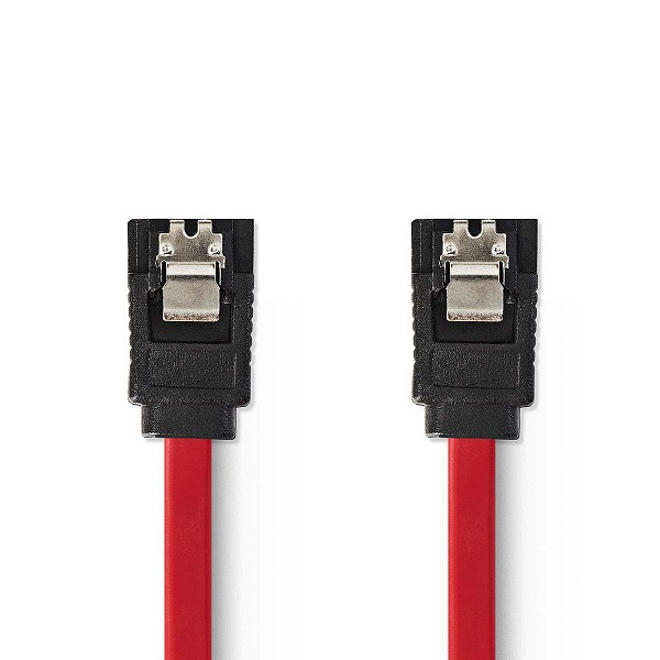Nedis S-ATA 150 kabel (Vergrendeling, 1.5 Gb/s, 0.5 meter) CCGB73050RD05 CCGP73050RD05 N010507001 - 1