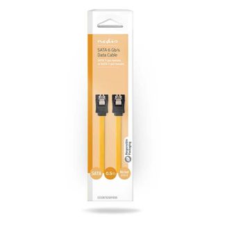Nedis S-ATA 600 kabel (Vergrendeling, 6.0 Gb/s, 0.5 meter) CCGB73250YE05 CCGP73250YE05 N010507150 - 4