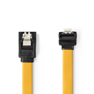 Nedis S-ATA 600 kabel (Vergrendeling, 6.0 Gb/s, 0.5 meter) CCGB73255YE05 CCGP73255YE05 N010507155 - 