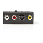 Nedis SCART adapter | Nedis (Schakelaar, S-video, 3x tulp) CVGP31902BK N050407005 - 2