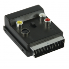 SCART adapter | Nedis (Schakelaar, S-video, 3x tulp)