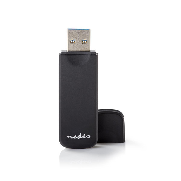Nedis SD kaartlezer USB | Nedis (SD en Micro SD, tot 1 TB, USB 3.2) CRDRU3100BK K030200026 - 1