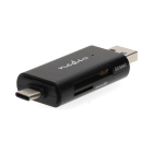 Nedis SD kaartlezer USB | Nedis (USB C en USB A, SD en Micro SD, tot 1 TB, USB 3.2) CRDRU3110BK K030200028 - 1