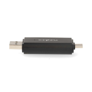 Nedis SD kaartlezer USB | Nedis (USB C en USB A, SD en Micro SD, tot 1 TB, USB 3.2) CRDRU3110BK K030200028 - 4