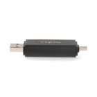 Nedis SD kaartlezer USB | Nedis (USB C en USB A, SD en Micro SD, tot 1 TB, USB 3.2) CRDRU3110BK K030200028 - 4