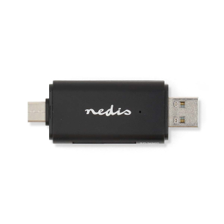 Nedis SD kaartlezer USB | Nedis (USB C en USB A, SD en Micro SD, tot 1 TB, USB 3.2) CRDRU3110BK K030200028 - 6