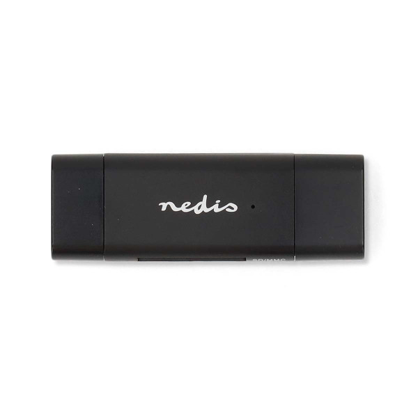 Nedis SD kaartlezer USB | Nedis (USB C en USB A, SD en Micro SD, tot 1 TB, USB 3.2) CRDRU3110BK K030200028 - 7