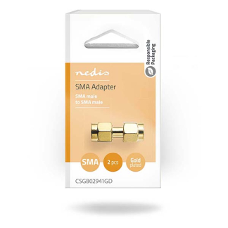 Nedis SMA adapter (m/m) - Nedis (Verguld, 2 stuks) CSGB02941GD CSGP02941GD N050602012 - 4