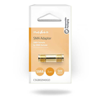 Nedis SMA adapter (v/v) - Nedis (Verguld, 2 stuks) CSGB02940GD CSGP02940GD N050602009 - 4
