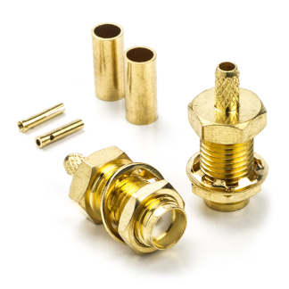 Nedis SMA connector voor RG147 kabels - (Vrouwelijk, 2 stuks) CSGB02901GD CSGP02901GD K010616523 - 1