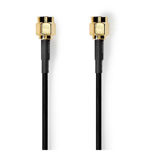 Nedis SMA kabel - Nedis - 1 meter (100% koper, Verguld) CSGB02000BK10 CSGL02000BK10 CSGP02000BK10 N010616000 - 2