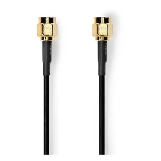 Nedis SMA kabel - Nedis - 1 meter (100% koper, Verguld) CSGB02000BK10 CSGL02000BK10 CSGP02000BK10 N010616000 - 2