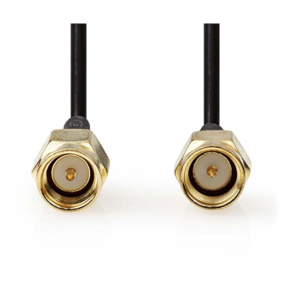 Nedis SMA kabel - Nedis - 1 meter (100% koper, Verguld) CSGB02000BK10 CSGL02000BK10 CSGP02000BK10 N010616000 - 3