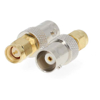 Nedis SMA naar BNC adapter (m/v) | Nedis (2 stuks) CSGB02961GD CSGP02961GD N050602010 - 2