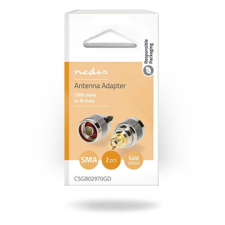 Nedis SMA naar N adapter (m/m) - Nedis (2 stuks) CSGB02970GD CSGP02970GD N010616522 - 5