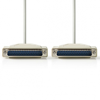 Nedis Seriële kabel | Nedis | 1 meter (D-sub 37 pins naar D-sub 37 pins) CCGP52500IV10 K010506019 - 1