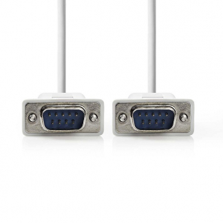 Nedis Seriële kabel | Nedis | 2 meter (D-sub 9 pins naar D-sub 9 pins) CCGL52000IV20 CCGP52000IV20 N010508000 - 1