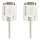 Nedis Seriële kabel | Nedis | 2 meter (D-sub 9 pins naar D-sub 9 pins) CCGL52000IV20 CCGP52000IV20 N010508000 - 2