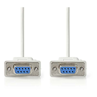 Nedis Seriële kabel | Nedis | 2 meter (D-sub 9 pins naar D-sub 9 pins, Nullmodemkabel) CCGL52055IV20 CCGP52055IV20 N010508015 - 3