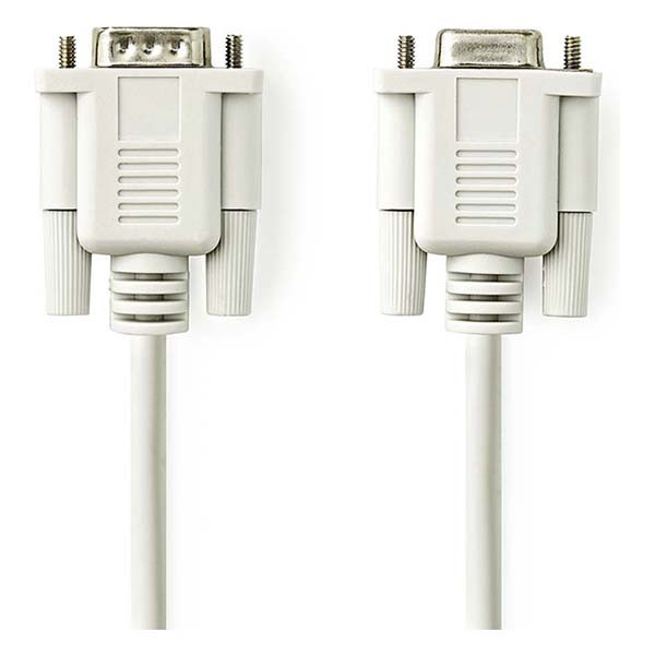 Nedis Seriële verlengkabel | 2 meter (D-sub 9 pins naar D-sub 9 pins) CCGL52010IV20 CCGP52010IV20 N010508005 - 2