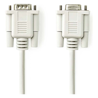 Nedis Seriële verlengkabel | 2 meter (D-sub 9 pins naar D-sub 9 pins) CCGL52010IV20 CCGP52010IV20 N010508005 - 2