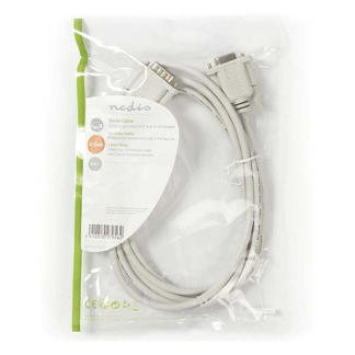 Nedis Seriële verlengkabel | 2 meter (D-sub 9 pins naar D-sub 9 pins) CCGL52010IV20 CCGP52010IV20 N010508005 - 3