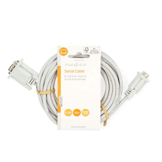 Nedis Seriële verlengkabel | 5 meter (D-sub 9 pins naar D-sub 9 pins) CCGL52010IV50 CCGP52010IV50 K010506008 - 3