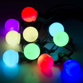 Nedis Slim lichtsnoer | Nedis SmartLife | 12 meter (10 LEDs, Ø 50 mm, RGBW) WIFILP03C10 K151200115 - 
