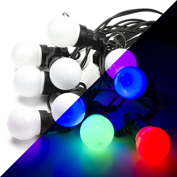 Nedis Slim lichtsnoer | Nedis SmartLife | 12 meter (10 leds, Ø 50 mm, RGBW) WIFILP03C10 K151200115 - 1