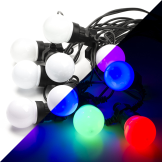 Nedis Slim lichtsnoer | Nedis SmartLife | 12 meter (10 leds, Ø 50 mm, RGBW) WIFILP03C10 K151200115 - 1