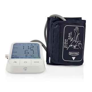 Nedis Slimme bloeddrukmeter | Nedis SmartLife (Bluetooth, LCD scherm, Oplaadbaar) BTHBP10WT K170115800 - 