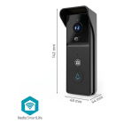 Nedis Slimme deurbel | Nedis SmartLife (Batterijen, Full HD, Nachtzicht, Bewegingssensor, Gespreksfunctie) | Abonnement vrij WIFICDP21BK K010810037 - 8