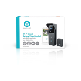 Nedis Slimme deurbel | Nedis SmartLife (Batterijen, Full HD, Nachtzicht, Bewegingssensor, Gespreksfunctie) | Abonnement vrij WIFICDP21BK K010810037 - 9