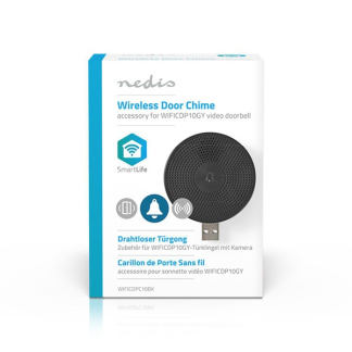 Nedis Slimme deurbelontvanger | Nedis SmartLife (Wifi, USB) WIFICDPC10BK K170202659 - 4