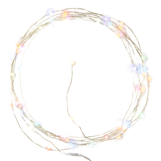 Nedis Slimme draadverlichting | Nedis SmartLife | 5 meter (50 leds, Druppels, Timer, Binnen/Buiten, Gekleurd) WIFILX51RGB K170108169 - 2