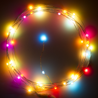 Nedis Slimme draadverlichting | Nedis SmartLife | 5 meter (50 leds, Druppels, Timer, Binnen) WIFILX51RGB K170108169 - 3