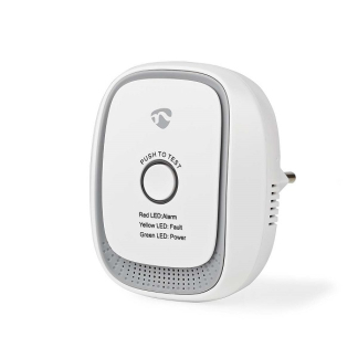 Nedis Slimme gasmelder | Nedis SmartLife (ZigBee, 5 jaar sensor, Netstroom, 75 dB) ZBDG11CWT K170501541 - 