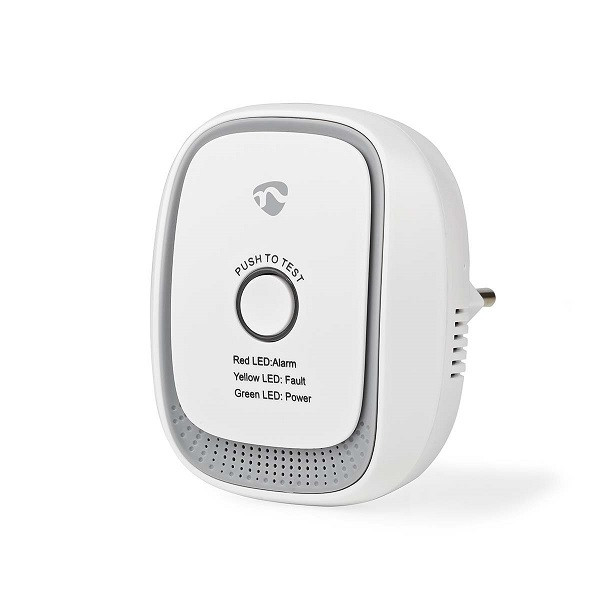 Nedis Slimme gasmelder | Nedis SmartLife (Zigbee, 5 jaar sensor, Netstroom, 75 dB) ZBDG11CWT K170501541 - 1