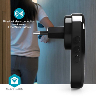 Nedis Slimme gong | Nedis SmartLife (433 MHz, 110 dB) WIFICDPC11CBK K170103375 - 5