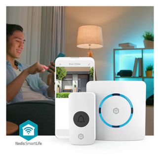 Nedis Slimme gong | Nedis SmartLife (433 MHz, 88 dB, 60 melodieën) WIFIDB11CWT K105005298 - 5