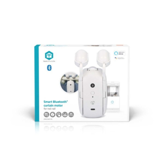 Nedis Slimme gordijnrobot | Nedis (Roede , Batterij gevoed, Bluetooth, Wit) BTMC10WT1PC K150101208 - 6