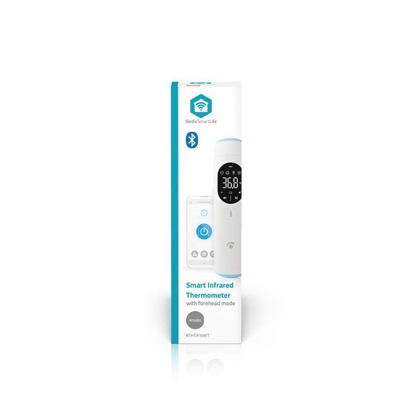 Nedis Slimme infrarood thermometer | Nedis SmartLife (Bluetooth, led scherm, Batterijen) BTHTIR10WT K170115802 - 10