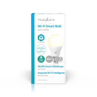 Nedis Slimme lamp B22 | Nedis SmartLife | Peer (Led, 9W, 800lm, 2700K, Dimbaar) WIFILW11WTB22 K170202715 - 3