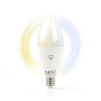 Nedis Slimme lamp E14 | Nedis SmartLife | Kaars (LED, 4.9W, 470lm, 2700-6500K, Dimbaar) WIFILRW10E14 K150101160 - 